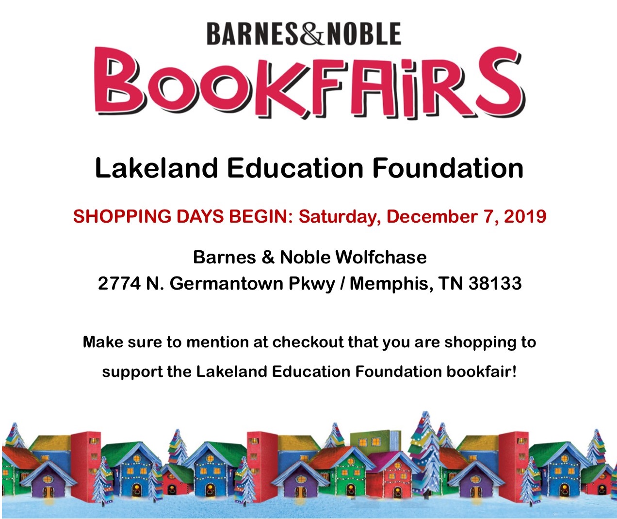 Holiday Bookfair at Barnes & Noble Lakeland Education Foundation